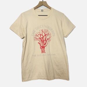 The Decemberists Hazards of Love tour tee shirt short fazed hovel tree 2009 XL